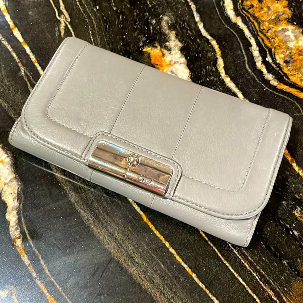 Coach Kristin Checkbook Trifold Envelope Wallet